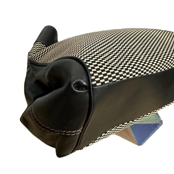 Like new COACH Lexy Legacy Jacquard Shoulder Bag in Black Smoke MSRP $378 - Picture 7 of 13